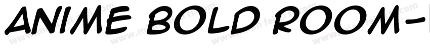 anime bold room字体转换